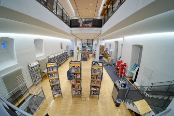 Erdgeschoss Bibliothek